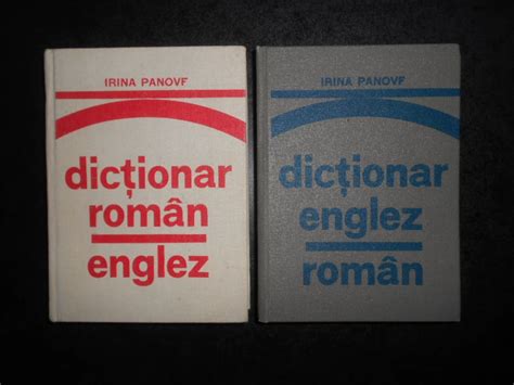 Irina Panovf Dictionar Roman Englez Englez Roman 1976 Editie