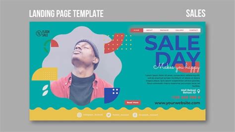 Free PSD | Sales flyer template