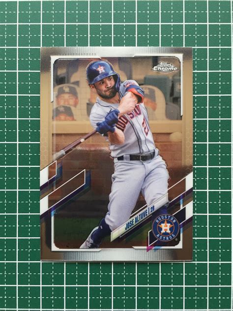 MLB 2021 TOPPS CHROME 169 JOSE ALTUVE HOUSTON ASTROS ベースカード BASE Topps