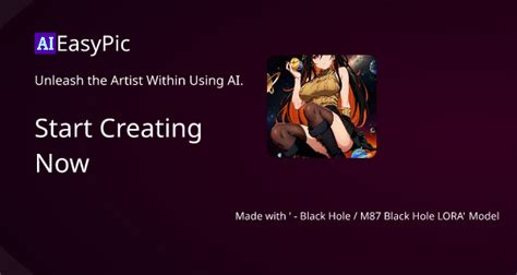 Generate Images With ブラックホール Black Hole M87 Black Hole Lora Aieasypic