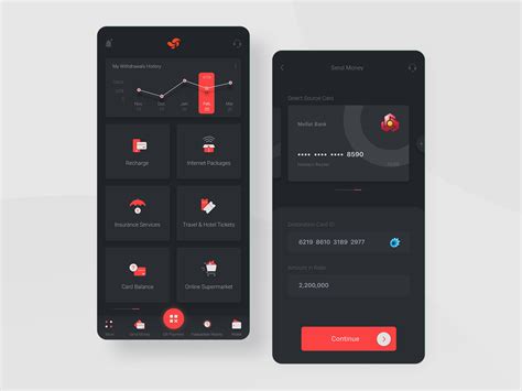 AP Application UI Concept An Online Services Application By Hossein