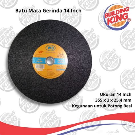 Cutting WD 14 Inch Mata Gerinda Potong WD 14 WD Potong Diameter Besar