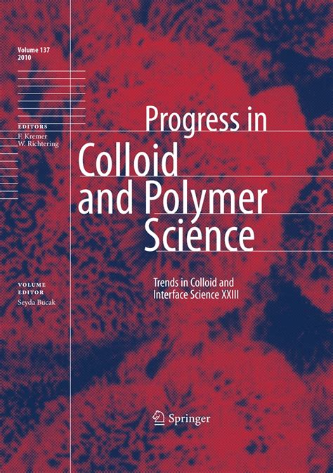 Trends In Colloid And Interface Science Xxiii Ebook By Seyda Bucak