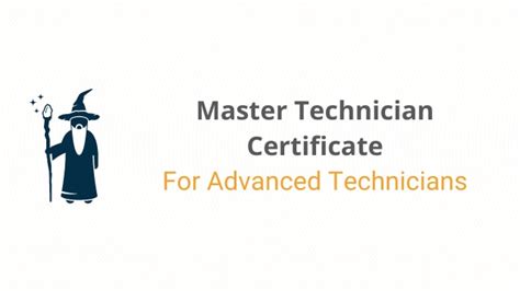 Master Technician Certificate Program