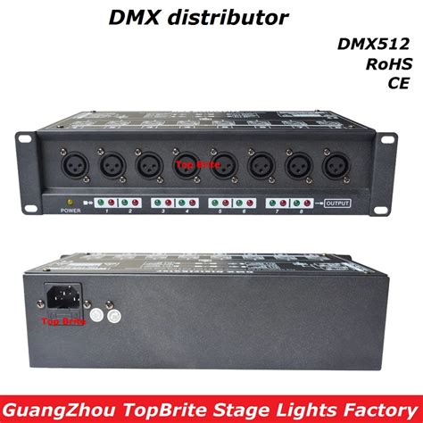 2017 100% New Stage Light Controller DMX512 Splitter Light Signal ...