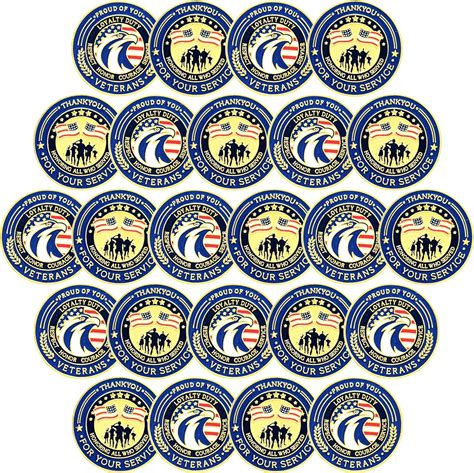 Amazon Pcs Military Challenge Coins Thank You For Your Service