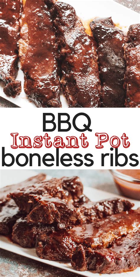 Boneless Bbq Beef Ribs Instant Pot The Bearded Hiker