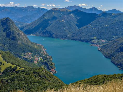 View East From Monte Boglia Over Lake Lugano Towards Lake Flickr