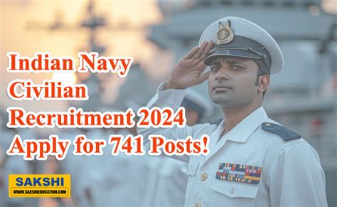 Indian Navy Civilian Recruitment 2024 Apply For 741 Posts Sakshi