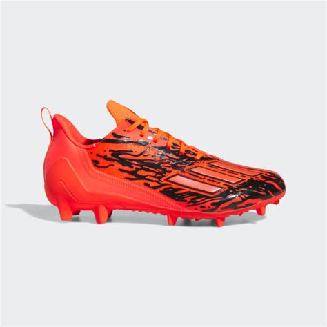 Adidas Adizero 120 Poison Football Cleats Orange Unisex Football Adidas Us