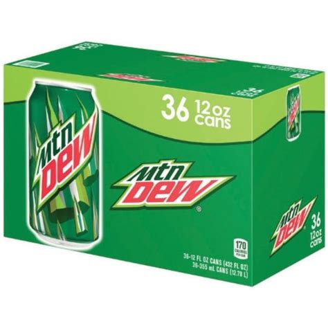 Mountain Dew 12 Oz Cans 36 Ct