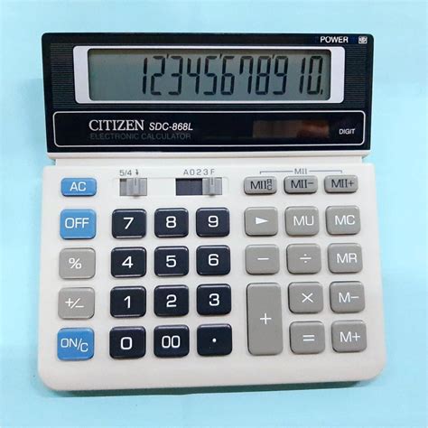 Jual Kalkulator Citizen Sdc L Calculator Digit Original