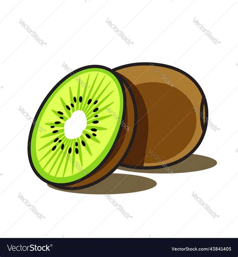 Kiwi fruit design Royalty Free Vector Image - VectorStock