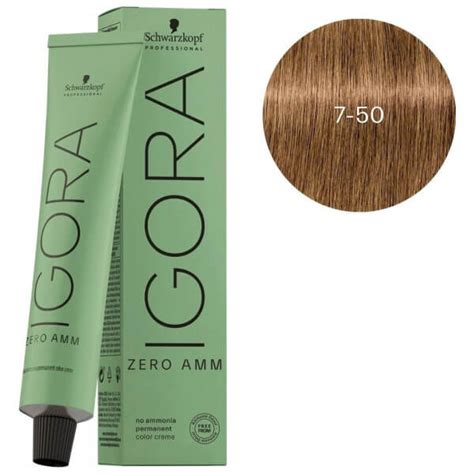 Igora Zero Amm 7 1 Medium Ash Blonde Schwarzkopf 60ML