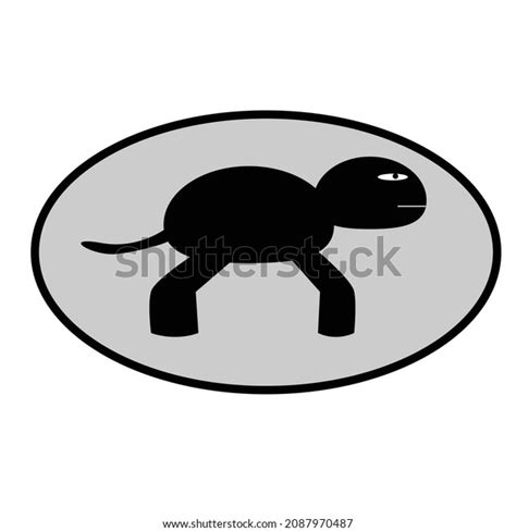 Design Illustration Animals Logo Black White Stock Vector (Royalty Free ...