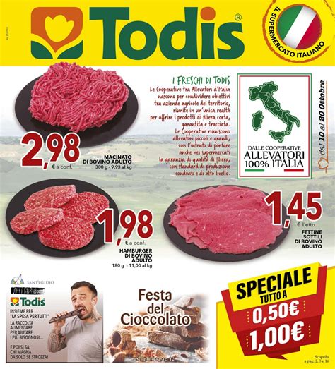 Volantino Todis Ottobre Ottobre