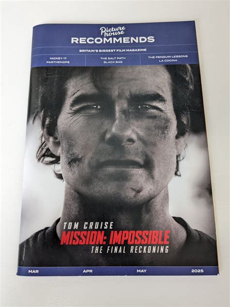 PICTUREHOUSE MAGAZINE June 2025 TOM CRUISE Mission Impossible The Fina