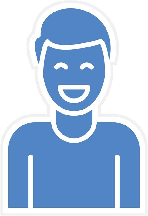 Smiling Man Vector Icon Vector Art At Vecteezy