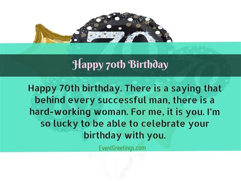 Happy 70Th Birthday Messages 70th Birthday Best Wishes Messages And