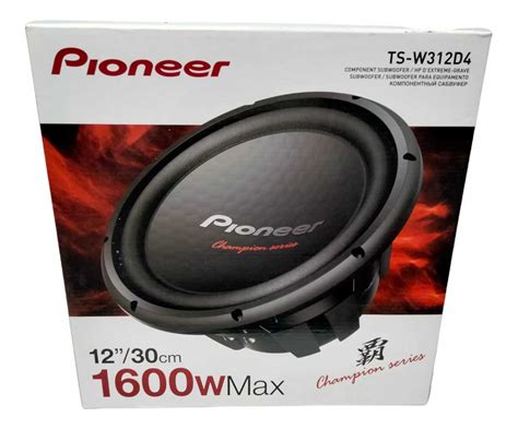 Woofer 12 Pulgadas Doble Bobina Pioneer Champions Meses Sin Intereses