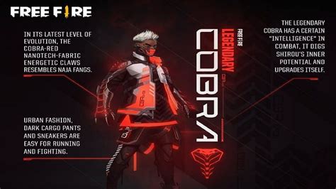 Garena Free Fire reveals design inspiration for Shirou's cobra outfit