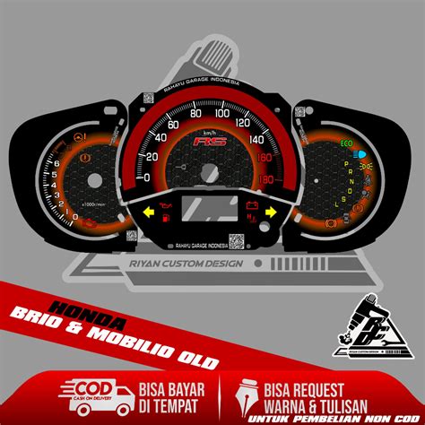 Jual Papan Speedometer Custom Brio Dan Mobilio Old Panel Spido Meter