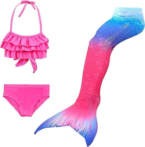 Generisch Badeanzug Dreiteiliges Bikini Set Für Kinder Und Mädchen Bikini Amazon de