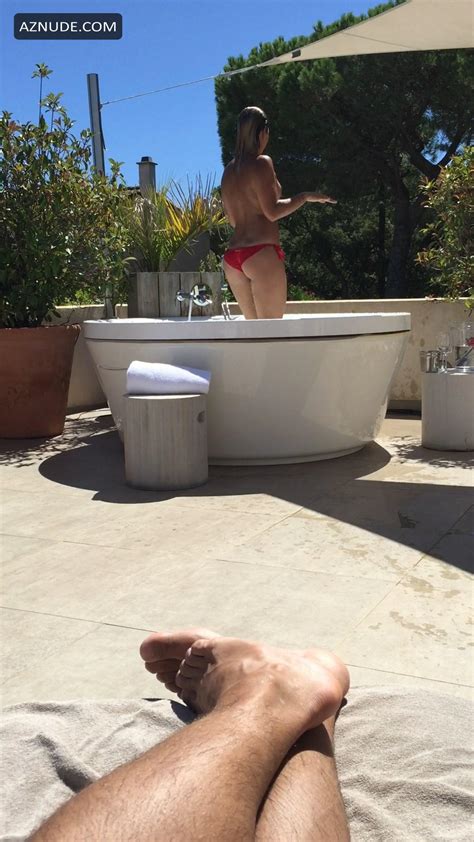 Priscilla Betti Shows Off Her Cool Breasts And Ass While Having Fun In The Outdoor Bath Aznude
