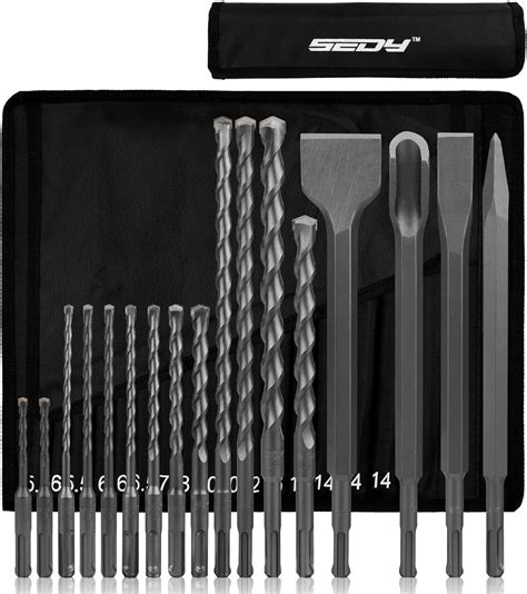 Amazon Makita B 59243 5 Pc Assorted SDS Plus Drill Bit Set Metal