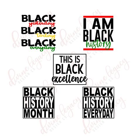 Black And Proud Svg For Cricut Silhouette I Am Black History Etsy