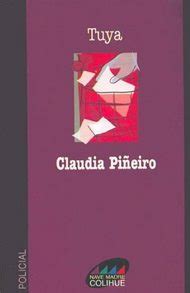 Libro Tuya de Claudia Piñeiro ElResumen