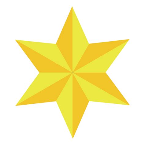 Jewish Star Of David Golden Six Pointed Star Gold Magen David Icon