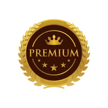 Gold Badge Premium Label Vector Premium Gold Badge PNG And Vector