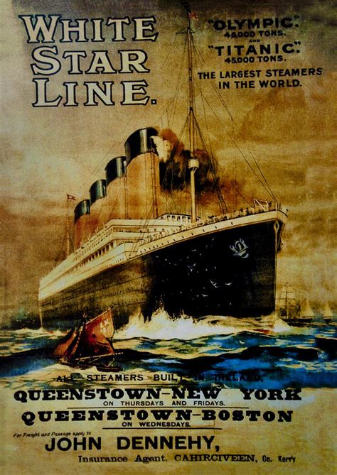 Titanic White Star Line Photograph By Bill Cannon