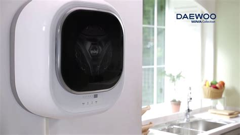 Daewoo Electronics: Настенная стиральная машина - YouTube