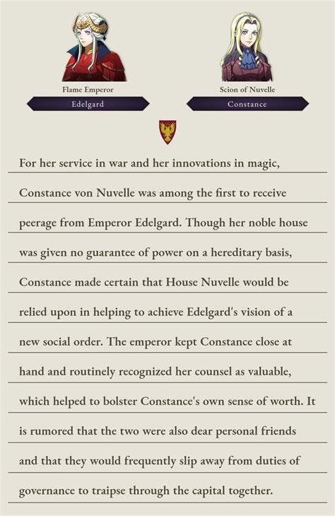 Fire Emblem Characters Being Gay On Twitter FE Three Houses Edelgard Constance Paired