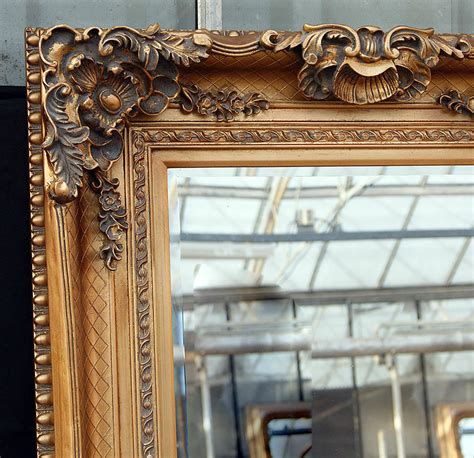 Doré baroque miroir Vicenza 5 tailles English Decorations