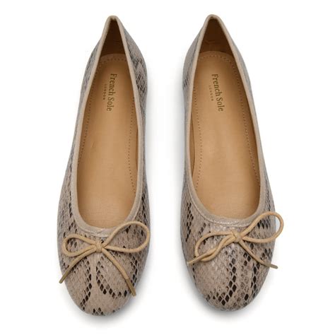 Amelie Nude Python Leather Aml French Sole