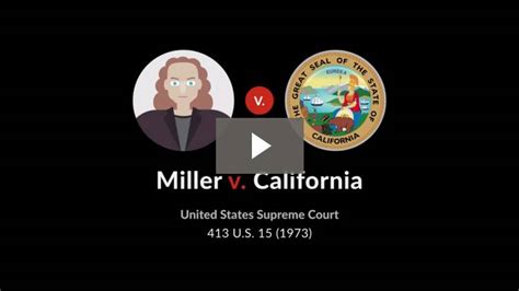 Miller V California Case Brief Quimbee