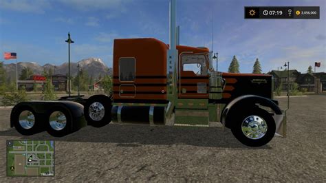 Kenworth W900 With Lift Axle V1 0 LS 2017 Farming Simulator 2025 Mod