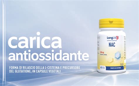 Longlife Nac Mg Precursore Del Glutatione Alto Dosaggio Nac