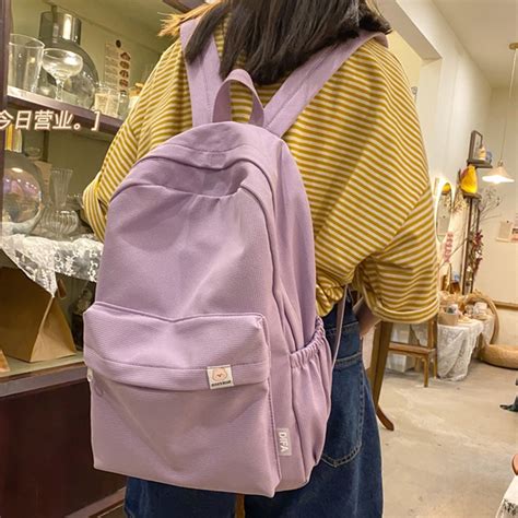 Nova Mochila De Nylon Imperme Vel Feminina De Viagem Escolar Para