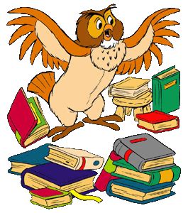 Winnie The Pooh Owl Books Clip Art Library