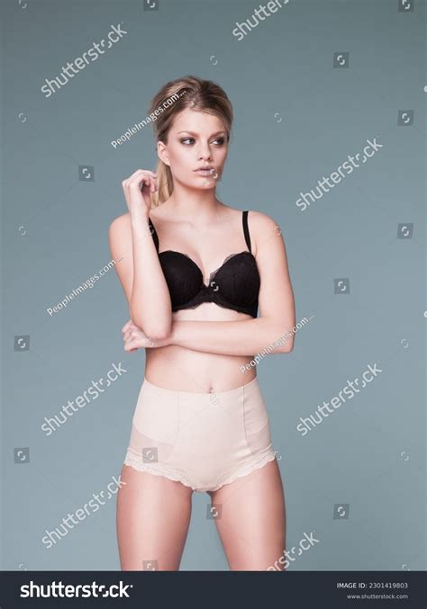 Mockup Sexy Woman Lingerie Beauty Confident Stock Photo 2301419803 Shutterstock