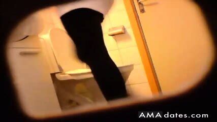 Brunette Amateur Teen Toilet Pussy Ass Hidden Spy Voyeur 1