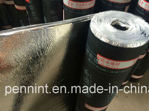 Fibergalss Reinforced APP Bitumen Waterproof Material With Aluminium