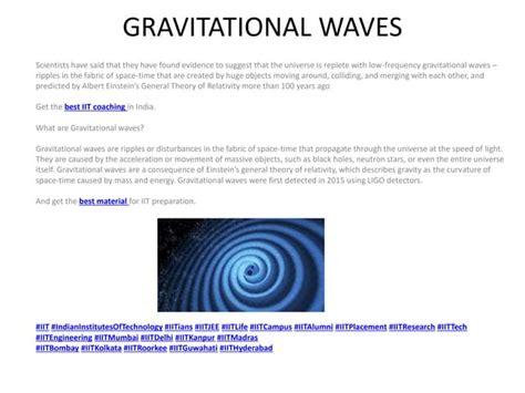 Gravitational Waves Pptx