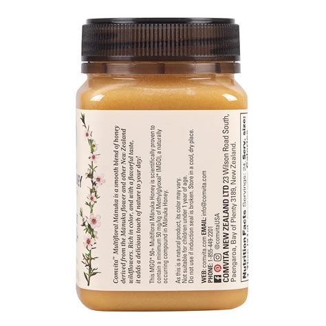 Comvita Mgo Raw Multifloral Manuka Honey I New Zealands Manuka