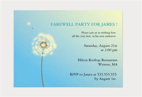 Farewell Party Invitation 24 Examples Word How To Create Tips