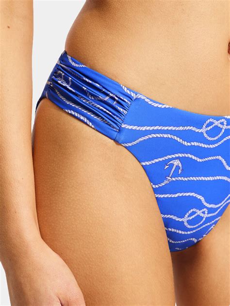 Seafolly Bikini Oberteil Set Sail Blau Modivo De